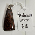 Spiderman Jasper pendant