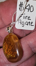 Fire Agate Pendant