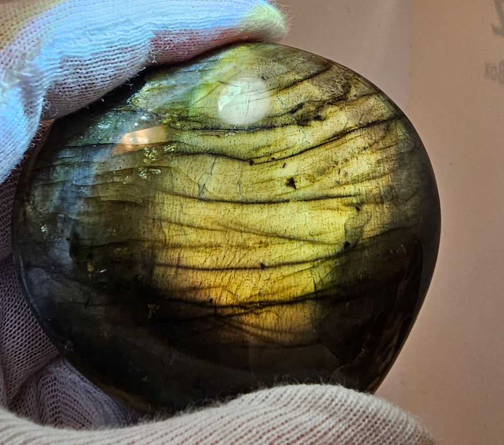 Labradorite Heart
