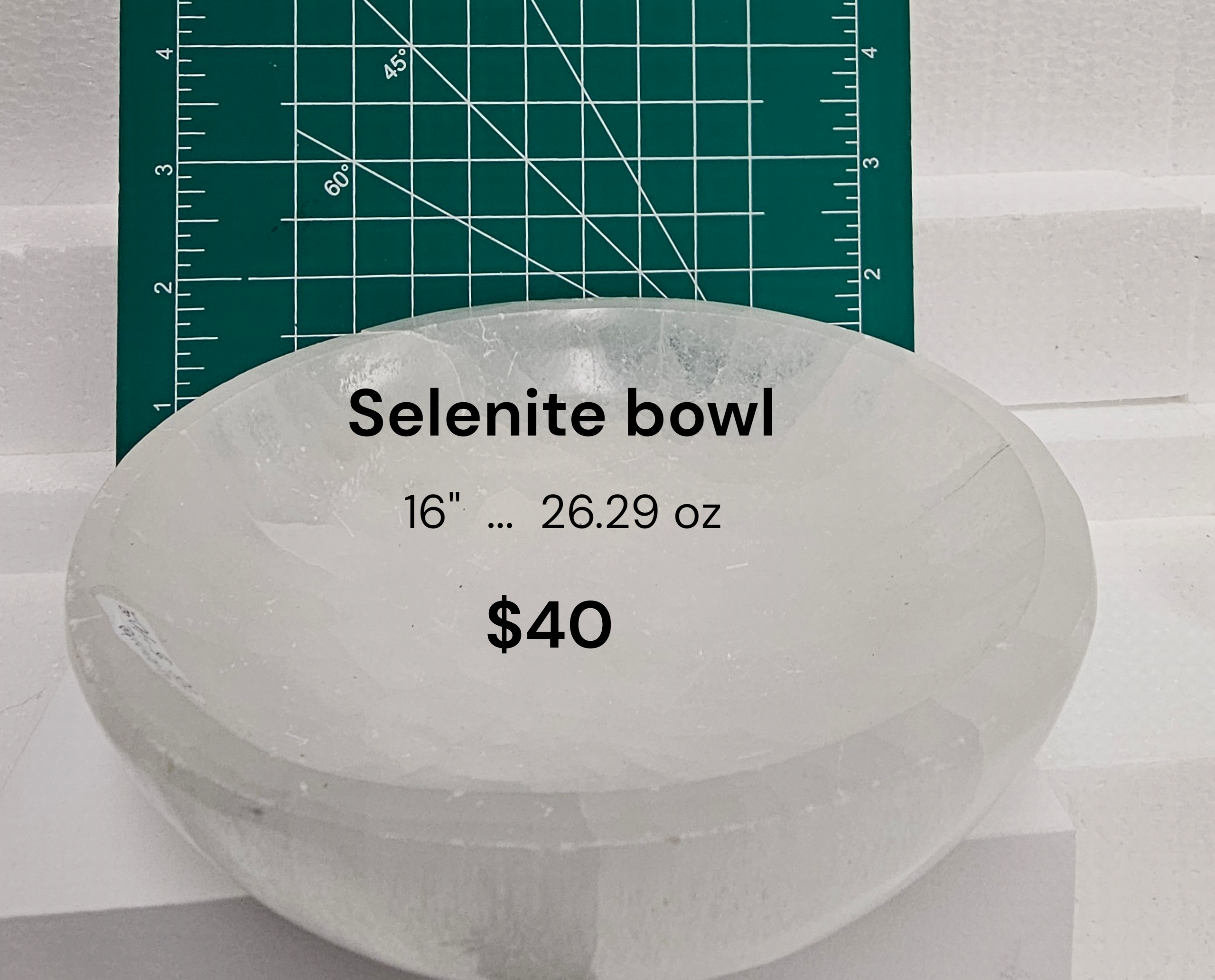 Selenite Bowl