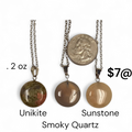 Stone Disc Necklaces