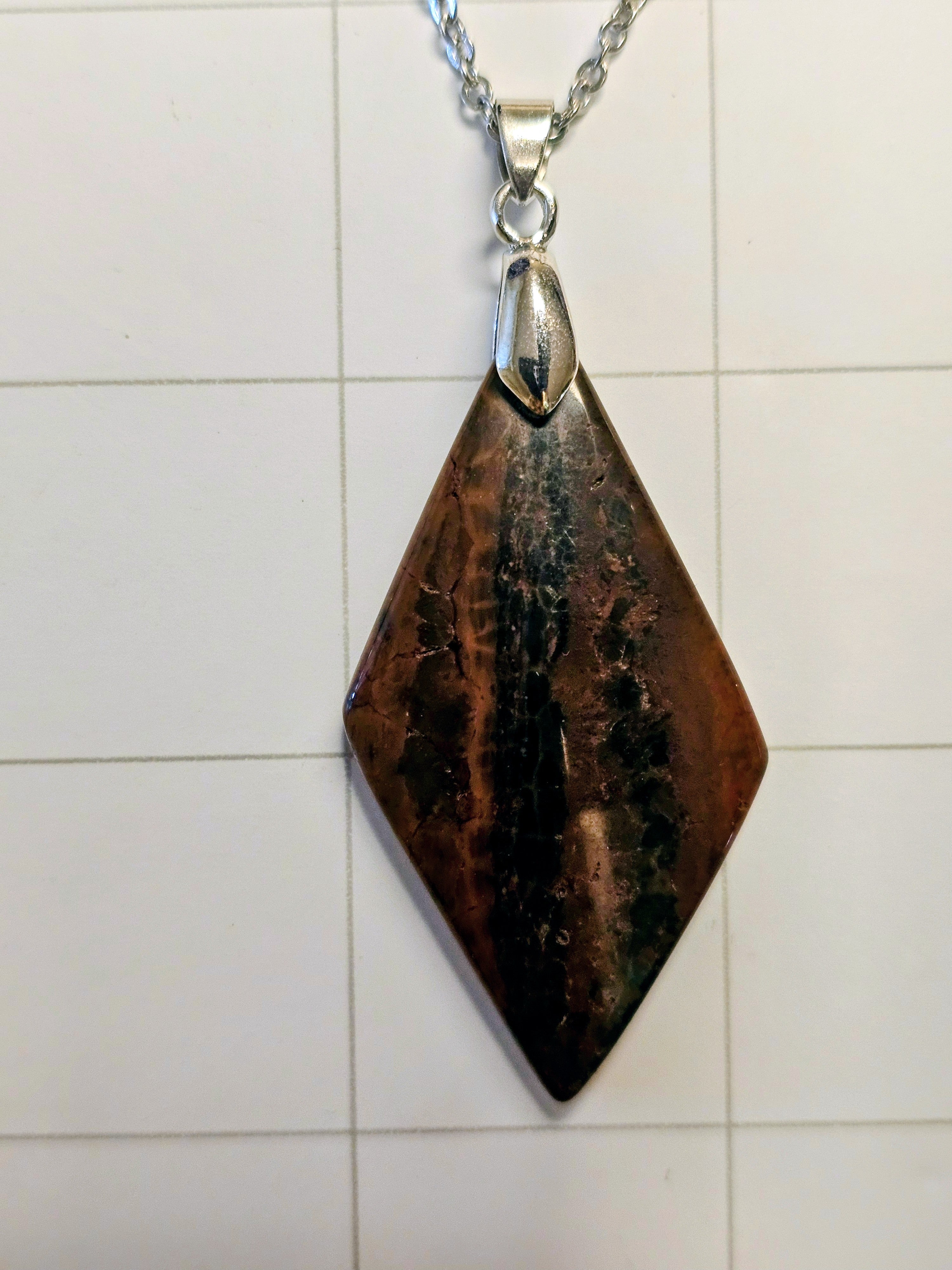 Mahogany Obsidian Necklace