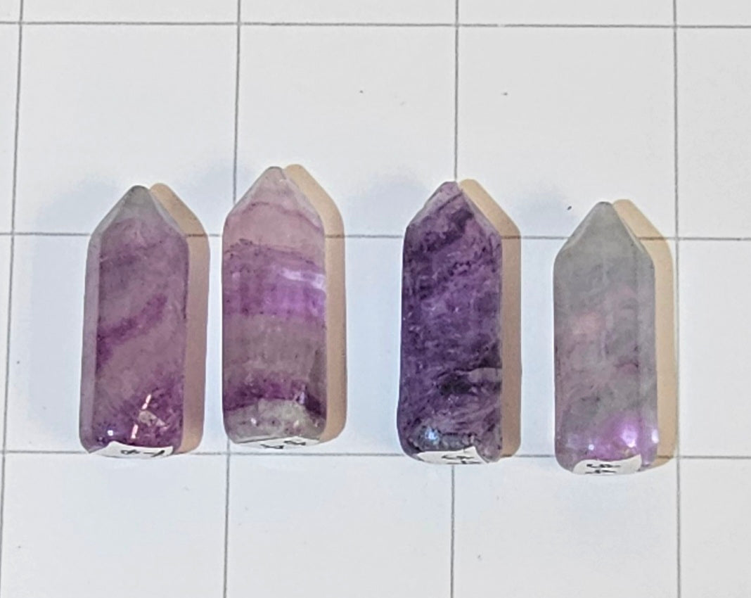 Small Fluorite obelisks