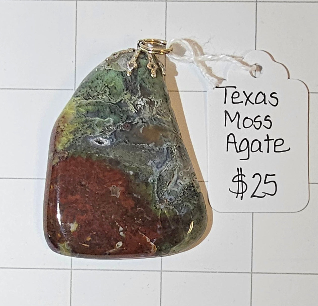 Texas Moss Agate Pendant