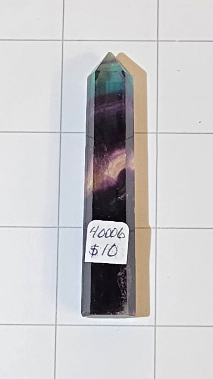 Fluorite obelisk
