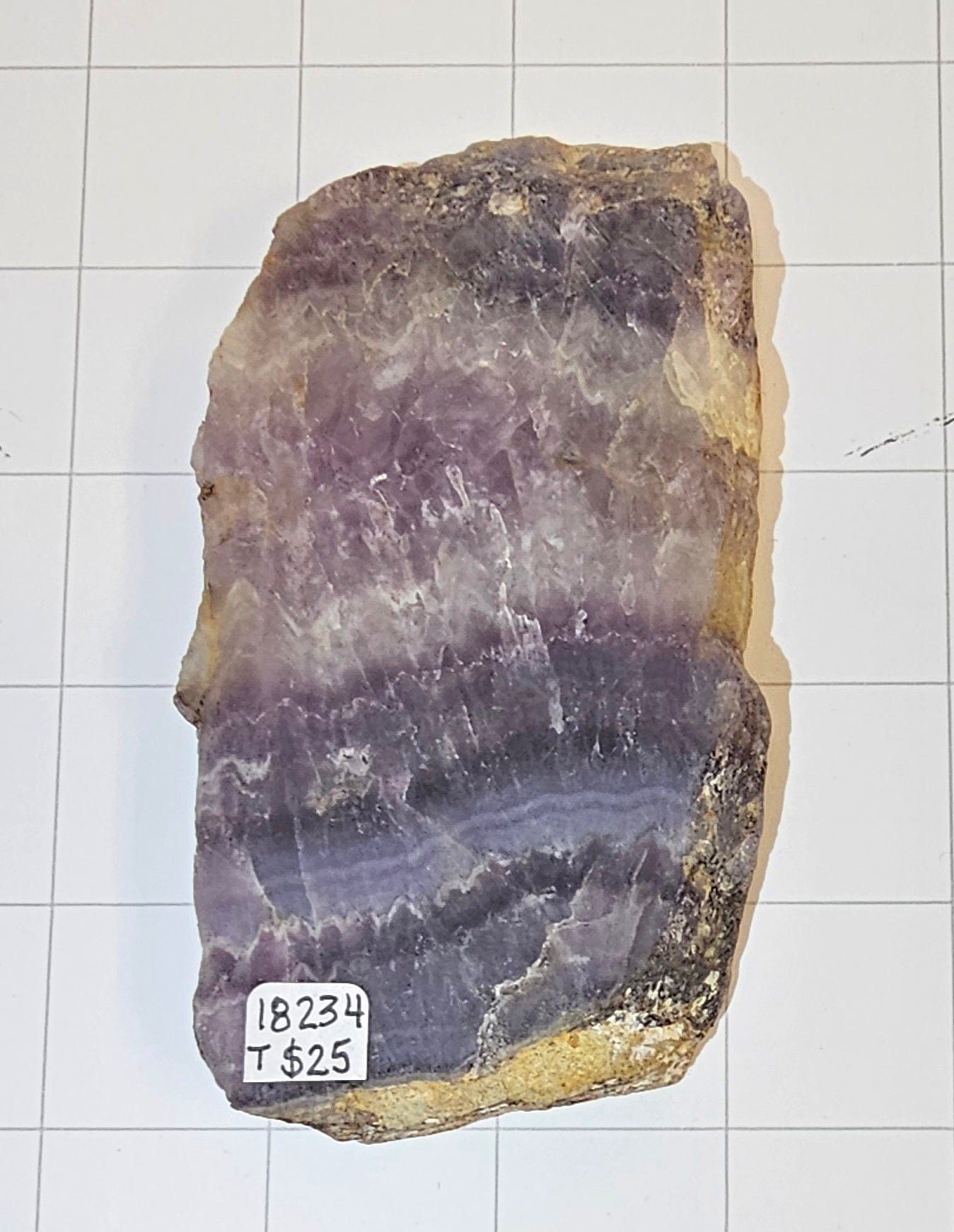 Fluorite slab