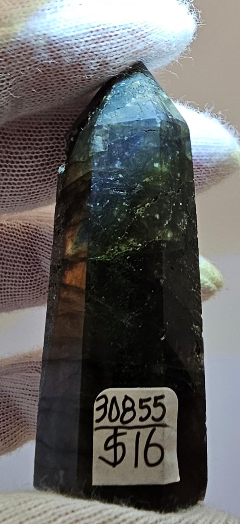 Labradorite obelisk