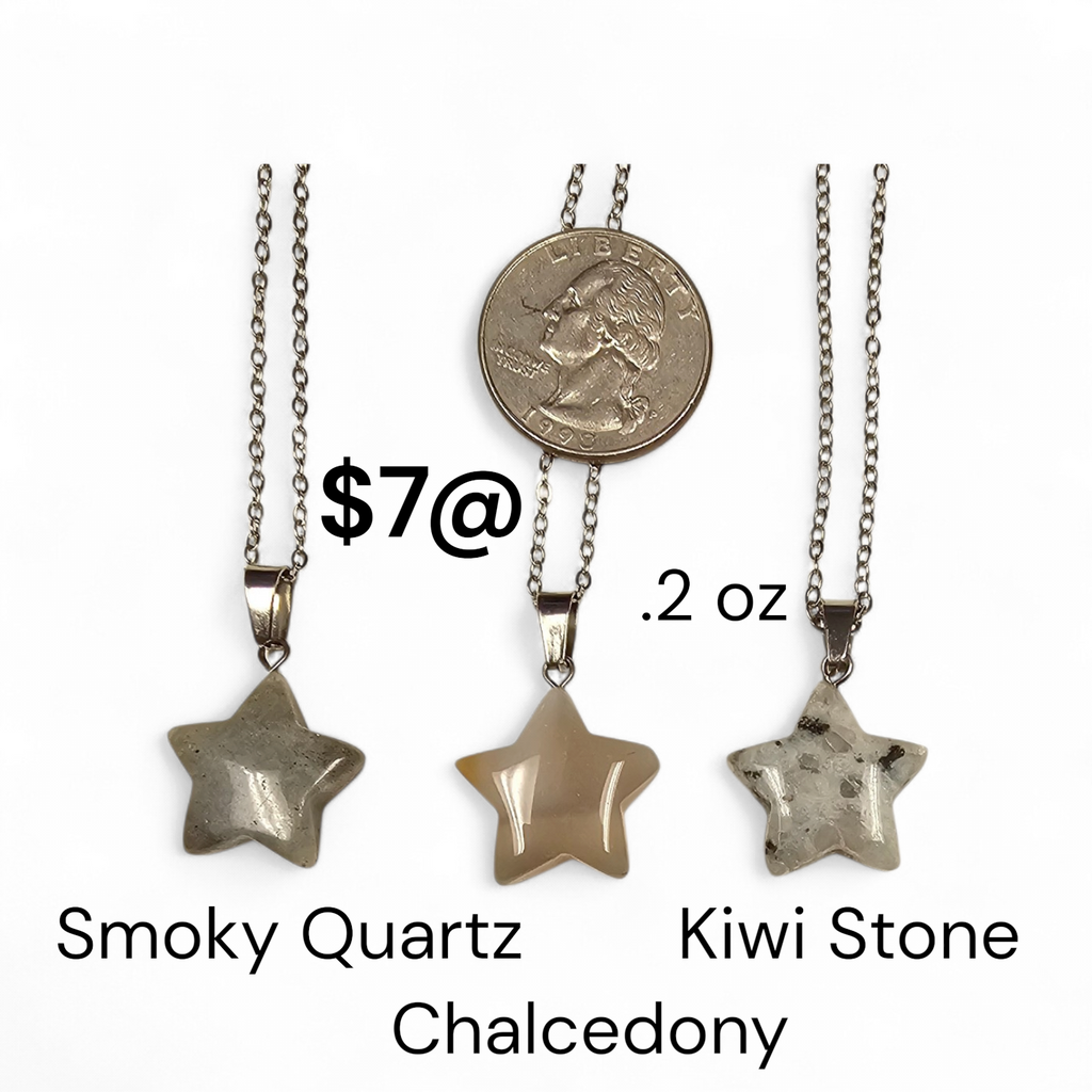 Stone Star Necklaces
