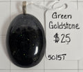 Green Goldstone Pendant