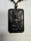 Obsidian Buddah Necklace