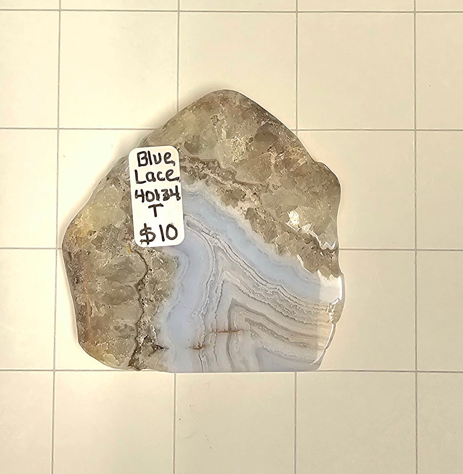 Blue Lace Agate slab