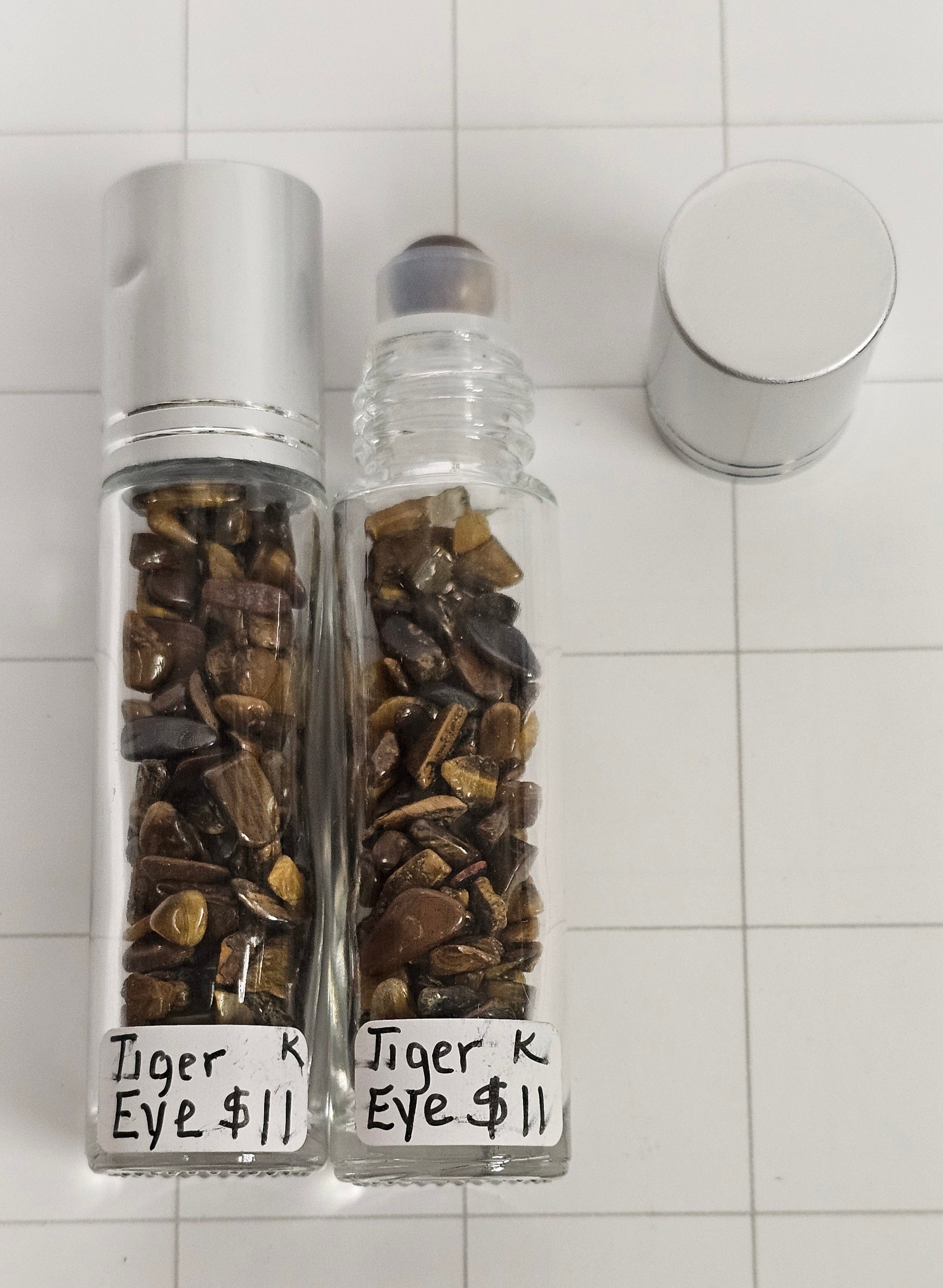 Tiger Eye in Roller Bottle