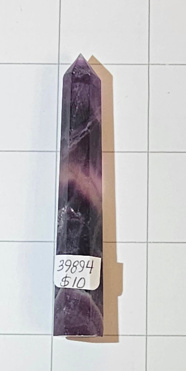 Fluorite obelisk