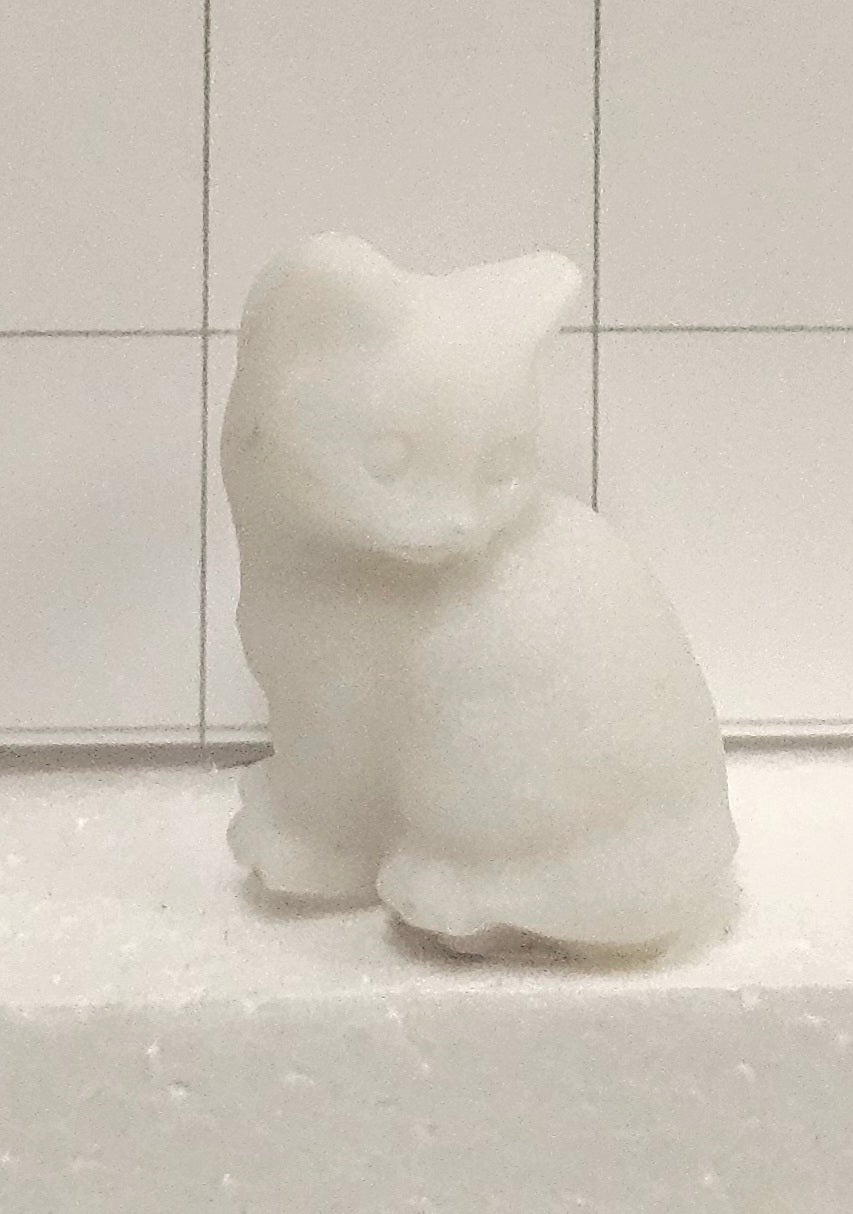 Jade carved Kitten