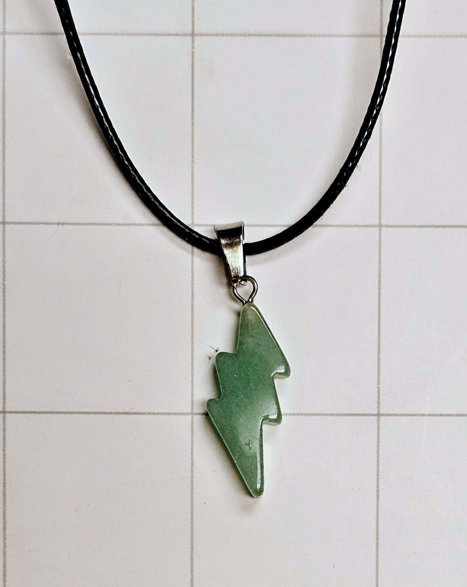 Aventurine Lightning Necklace