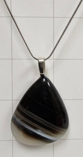 Tuxedo Agate Necklace