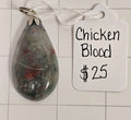 African Chicken Blood Pendant