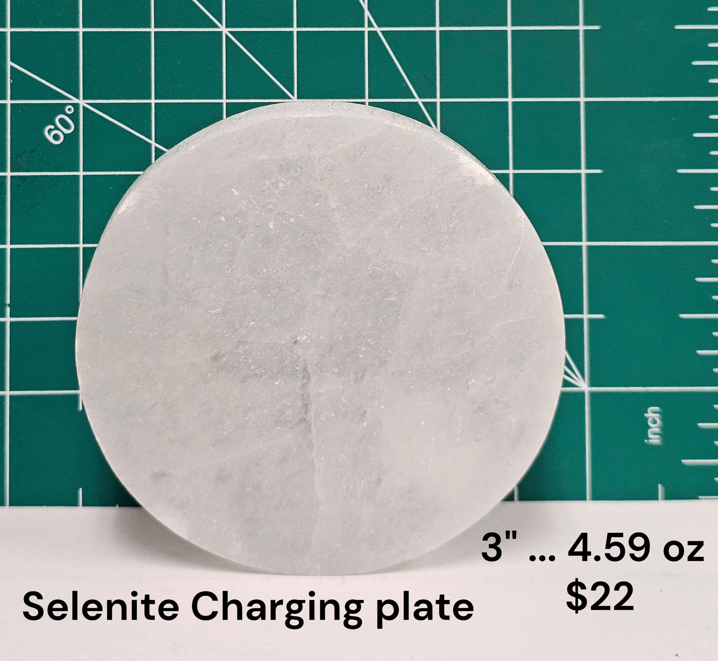 Selenite charging plate
