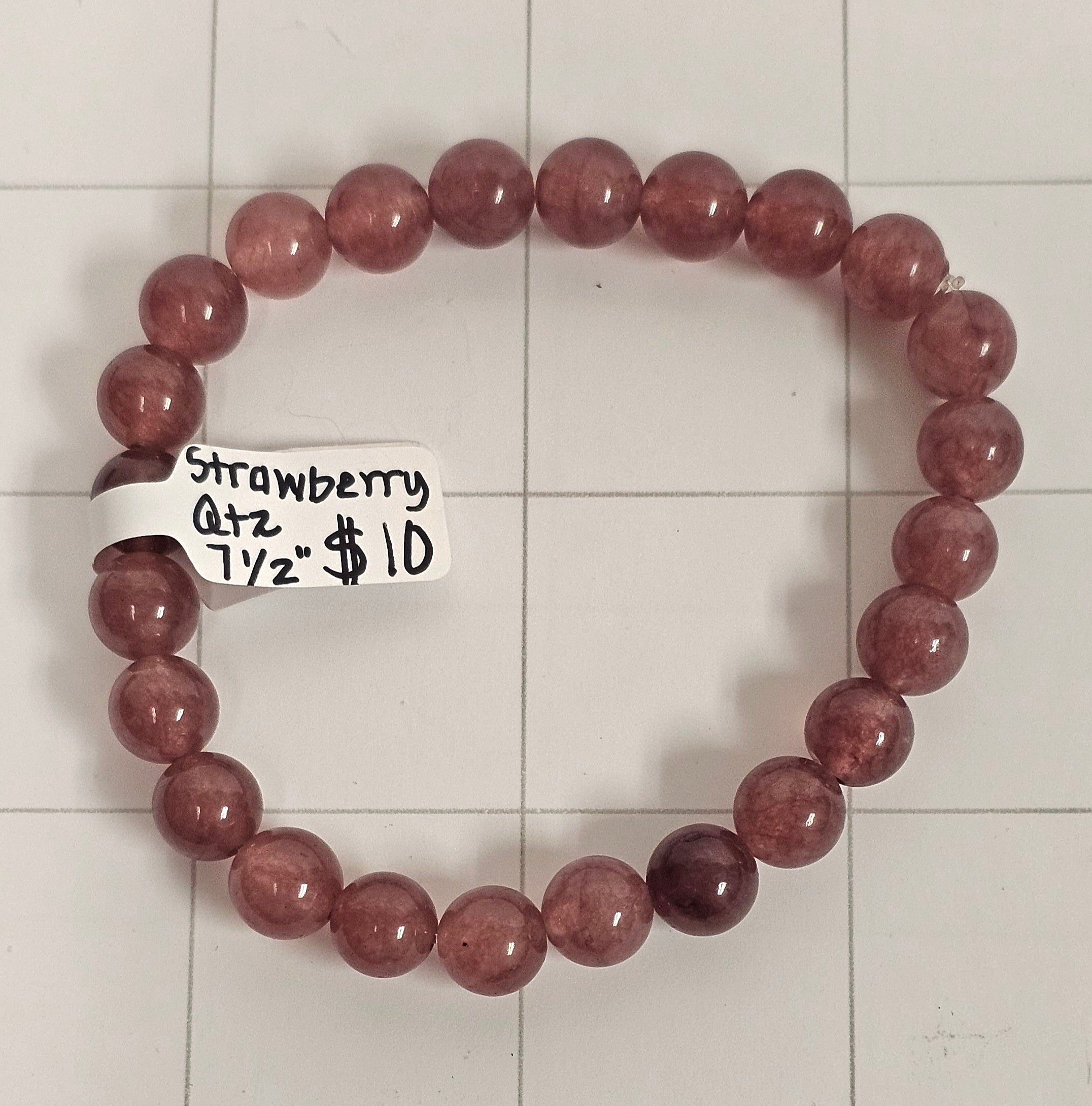 Strawberry Quartz Bracelet