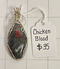 African Chicken Blood Pendant