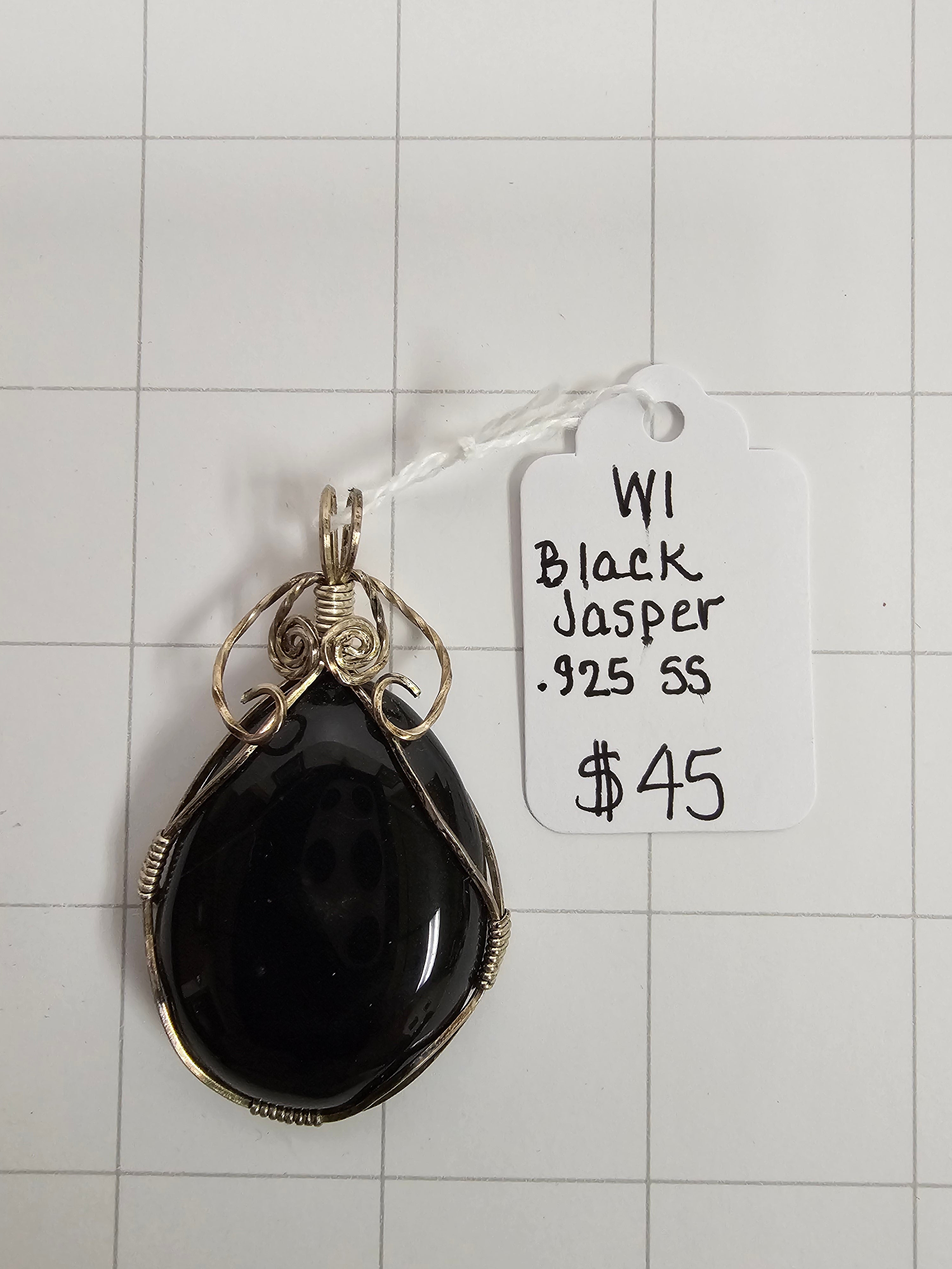 Black WI Jasper- wrapped