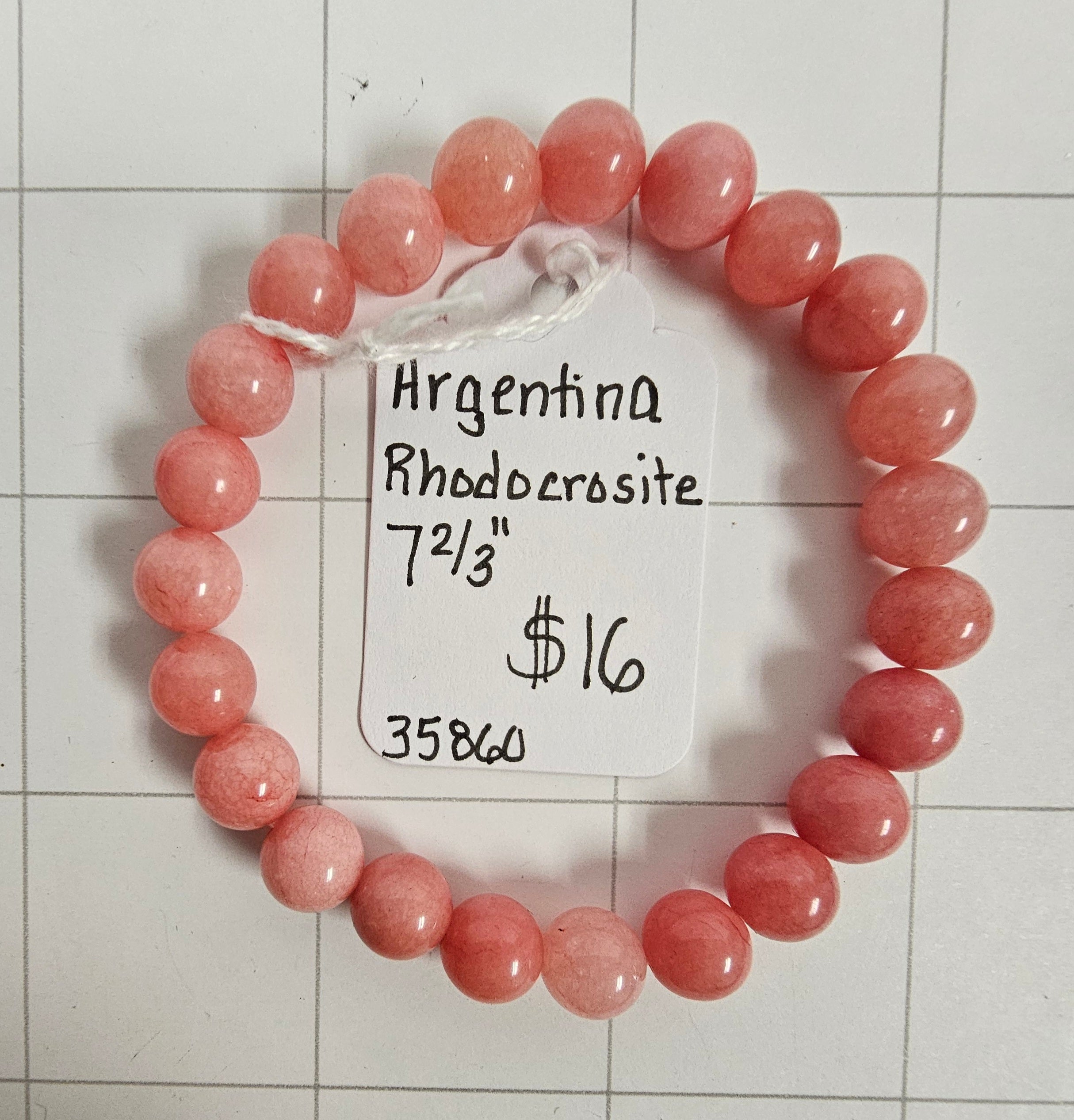 Rhodocrosite Bracelet