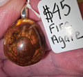 Fire Agate Pendant
