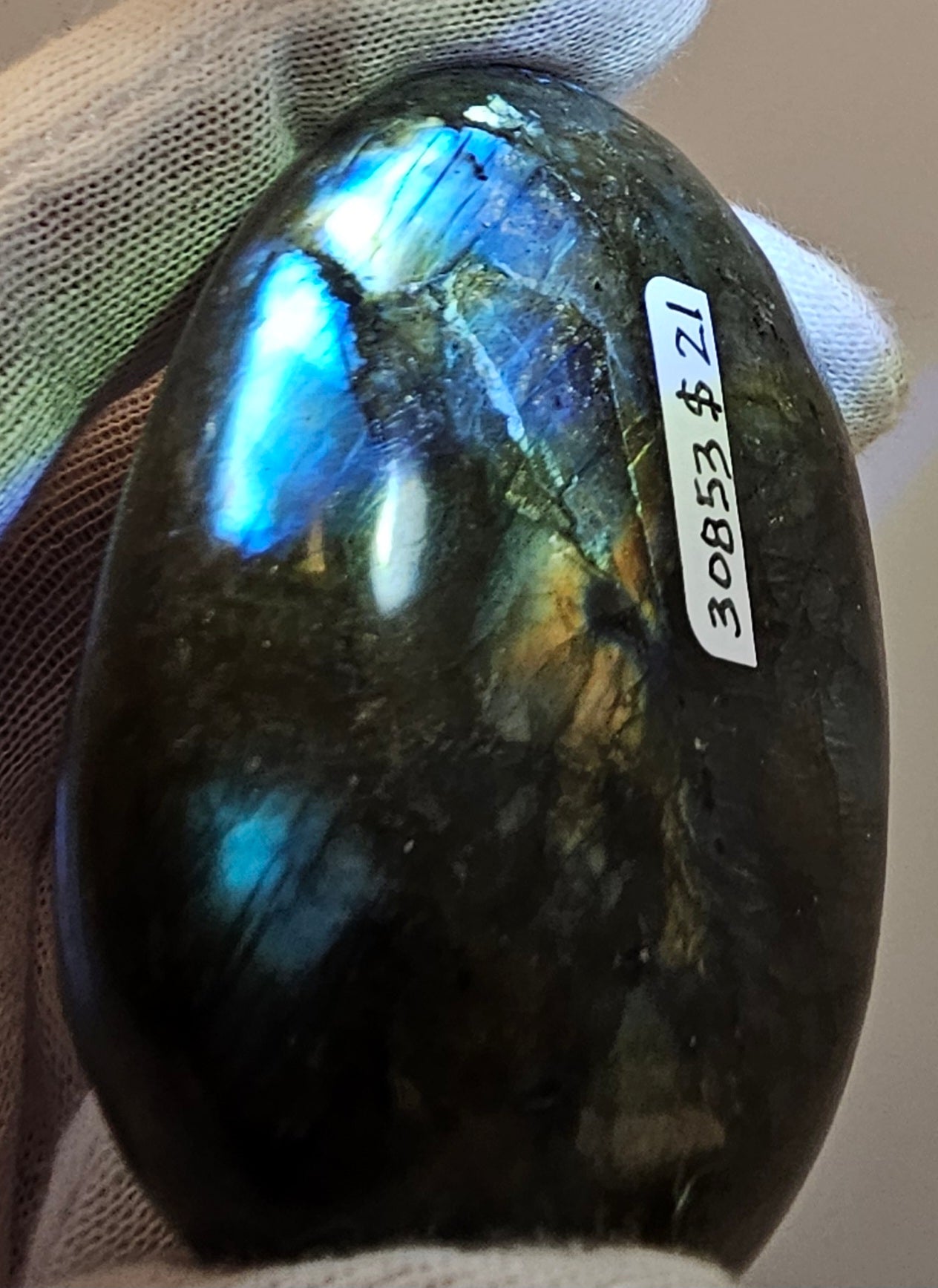 Labradorite Palm Stone