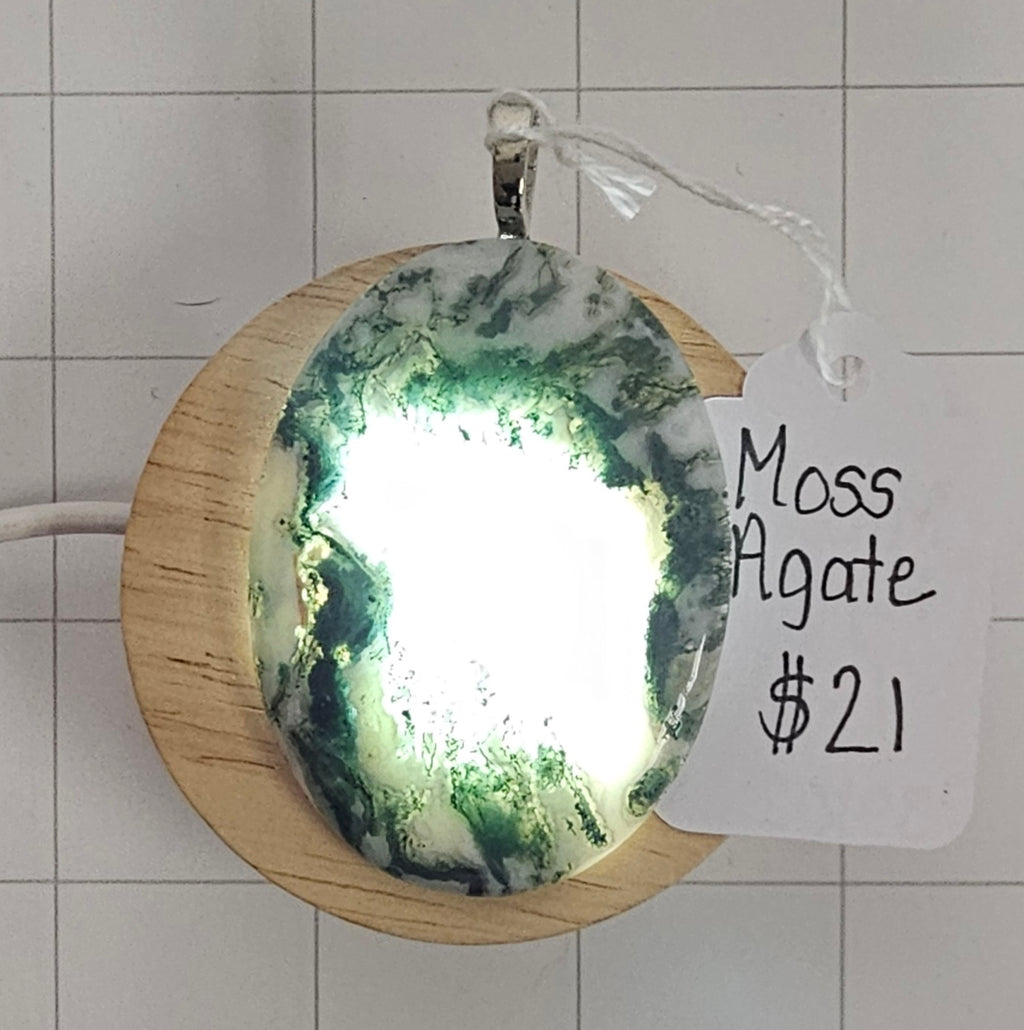 Moss Agate Pendant