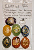Chakra Palm Stone Set