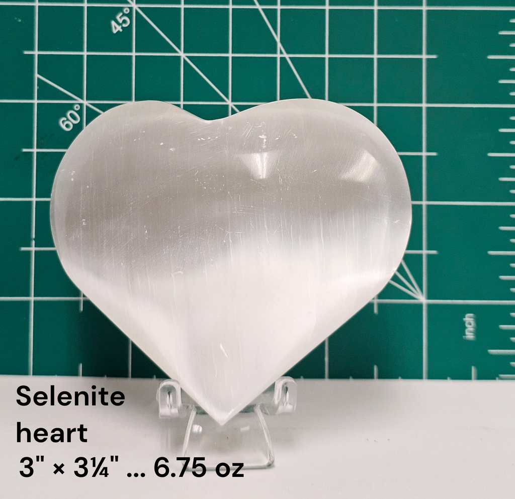 Selenite Heart #5