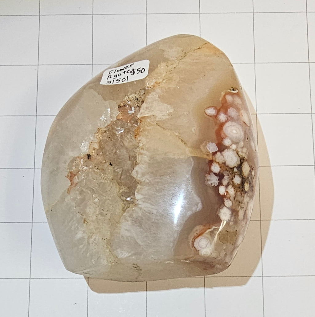 Flower Agate Freeform