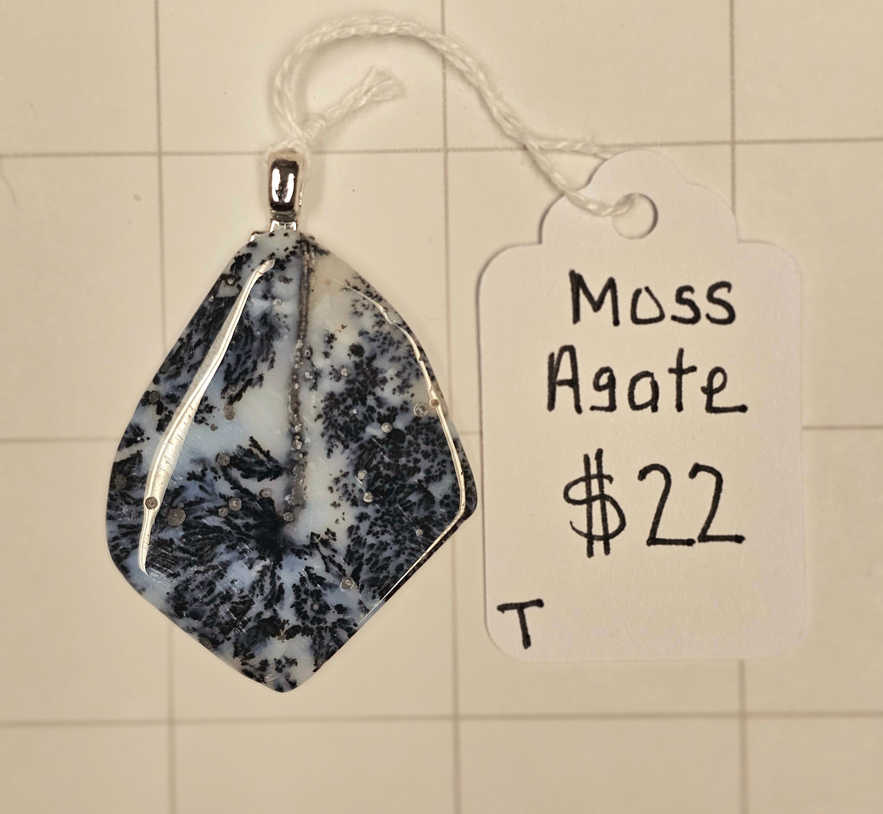 Moss Agate Pendant