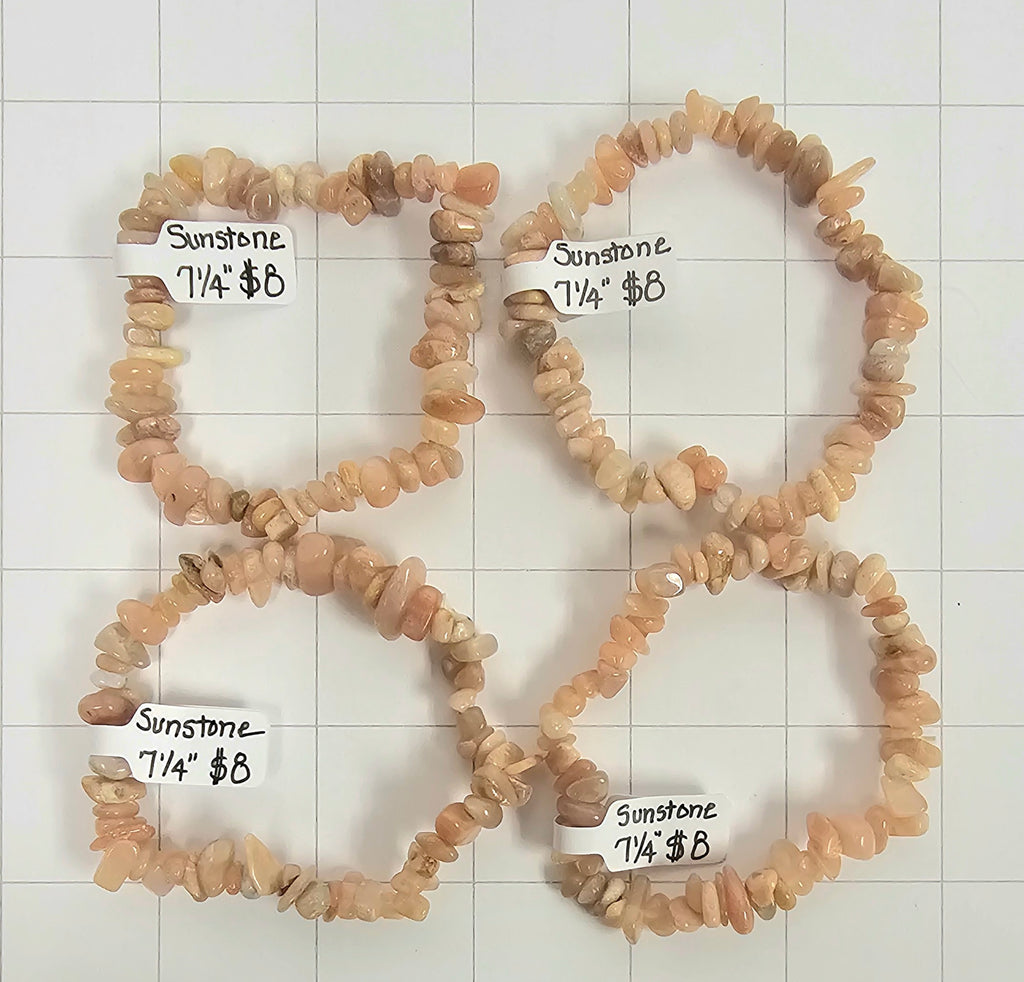 Sunstone chip Bracelets