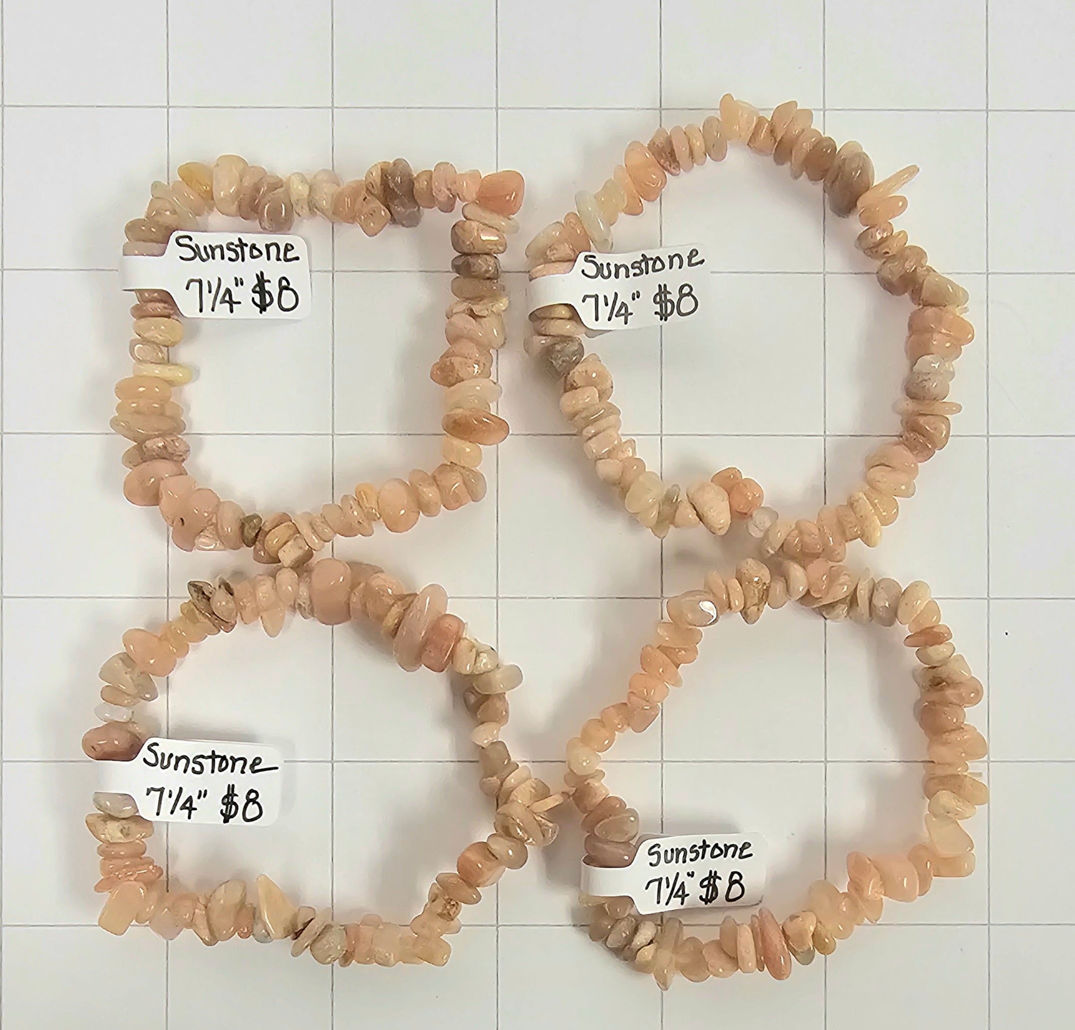Sunstone chip Bracelets