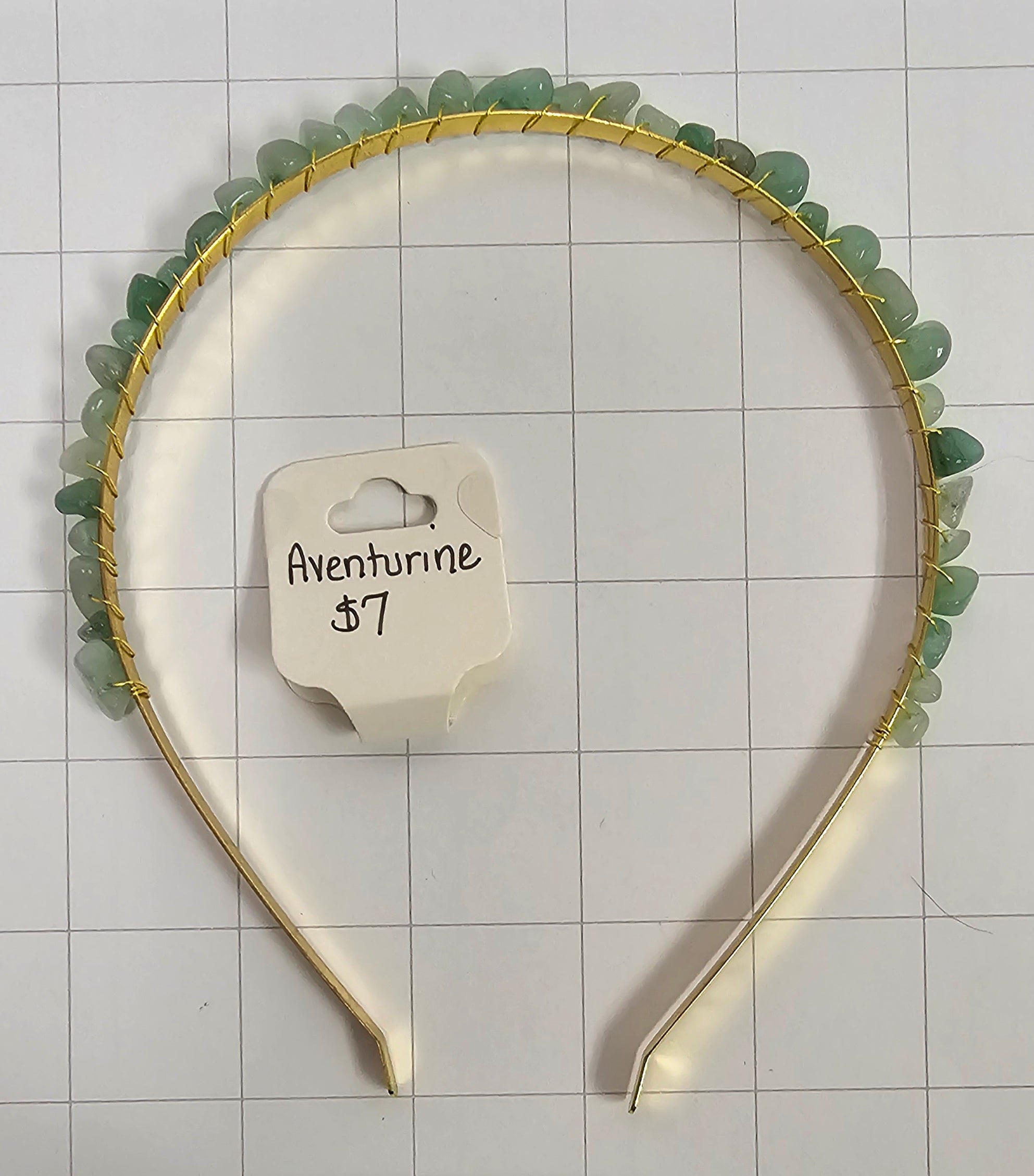 Aventurine Headband