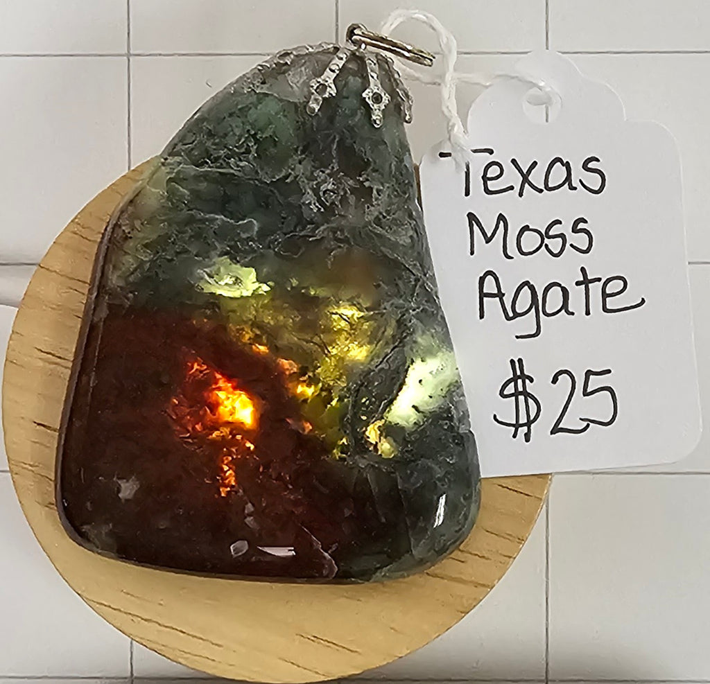 Texas Moss Agate Pendant