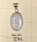 Blue Lace Agate Necklace