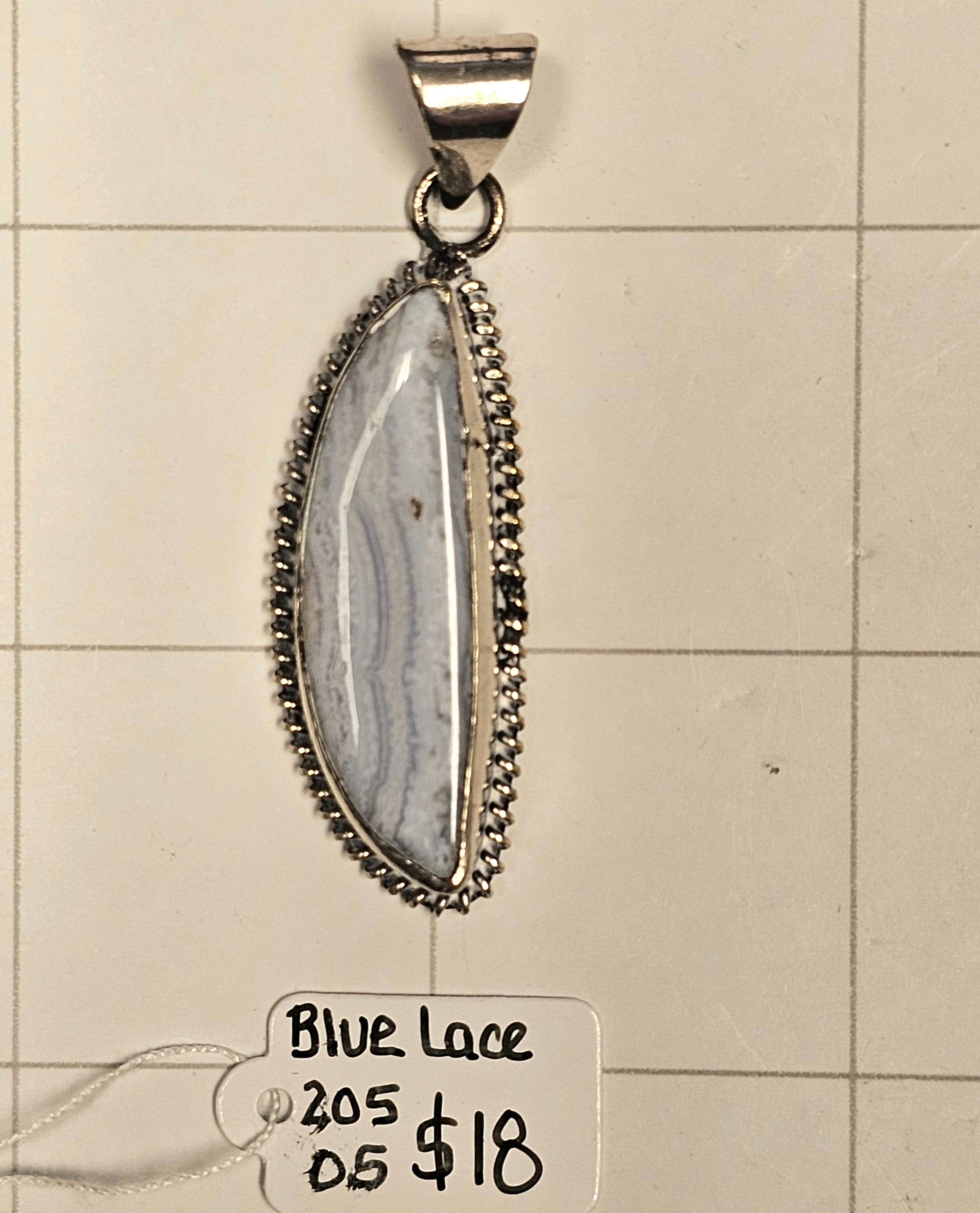 Blue Lace Agate Necklace