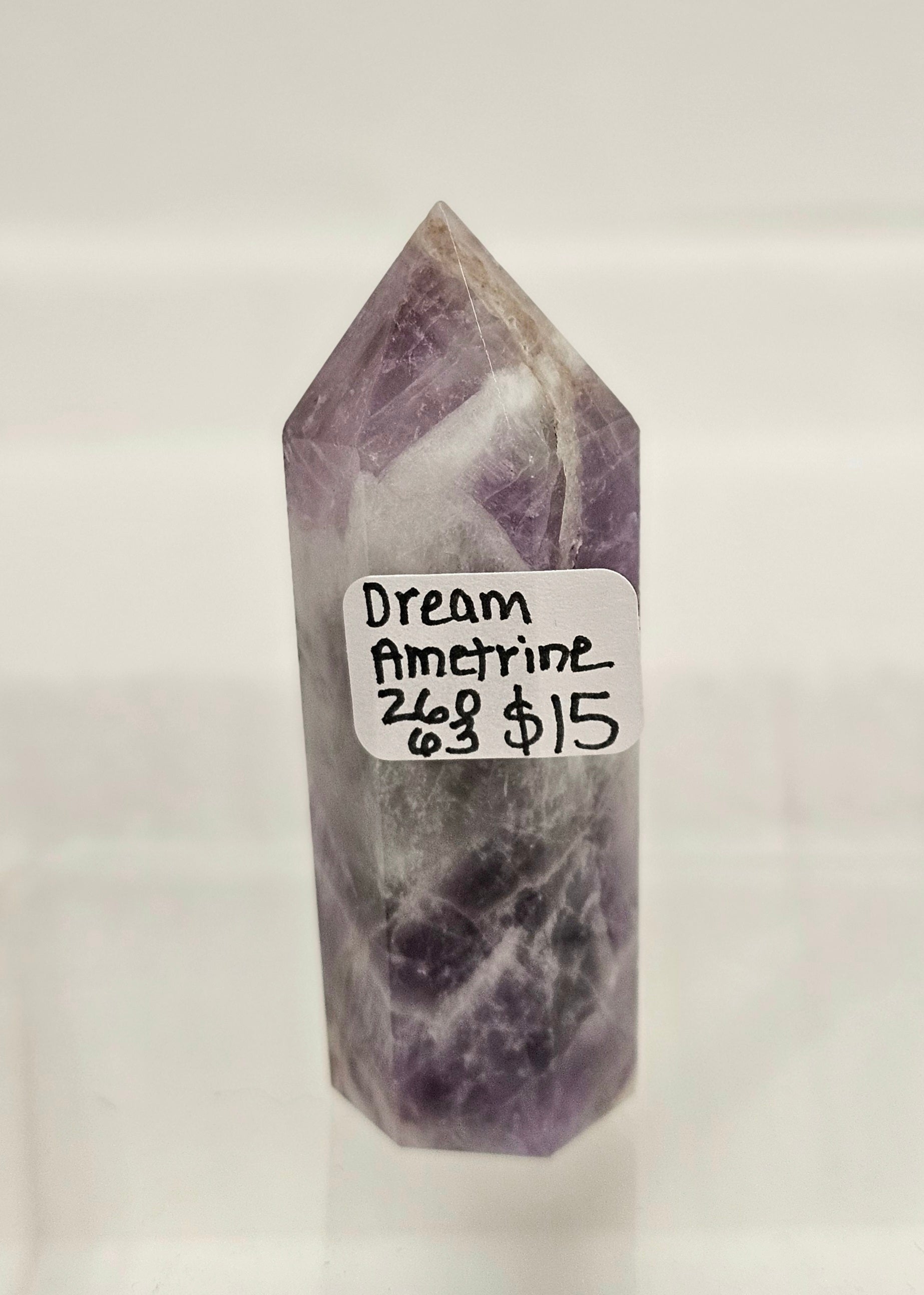 Dream Amethyst with Clear & Smoky Quartz