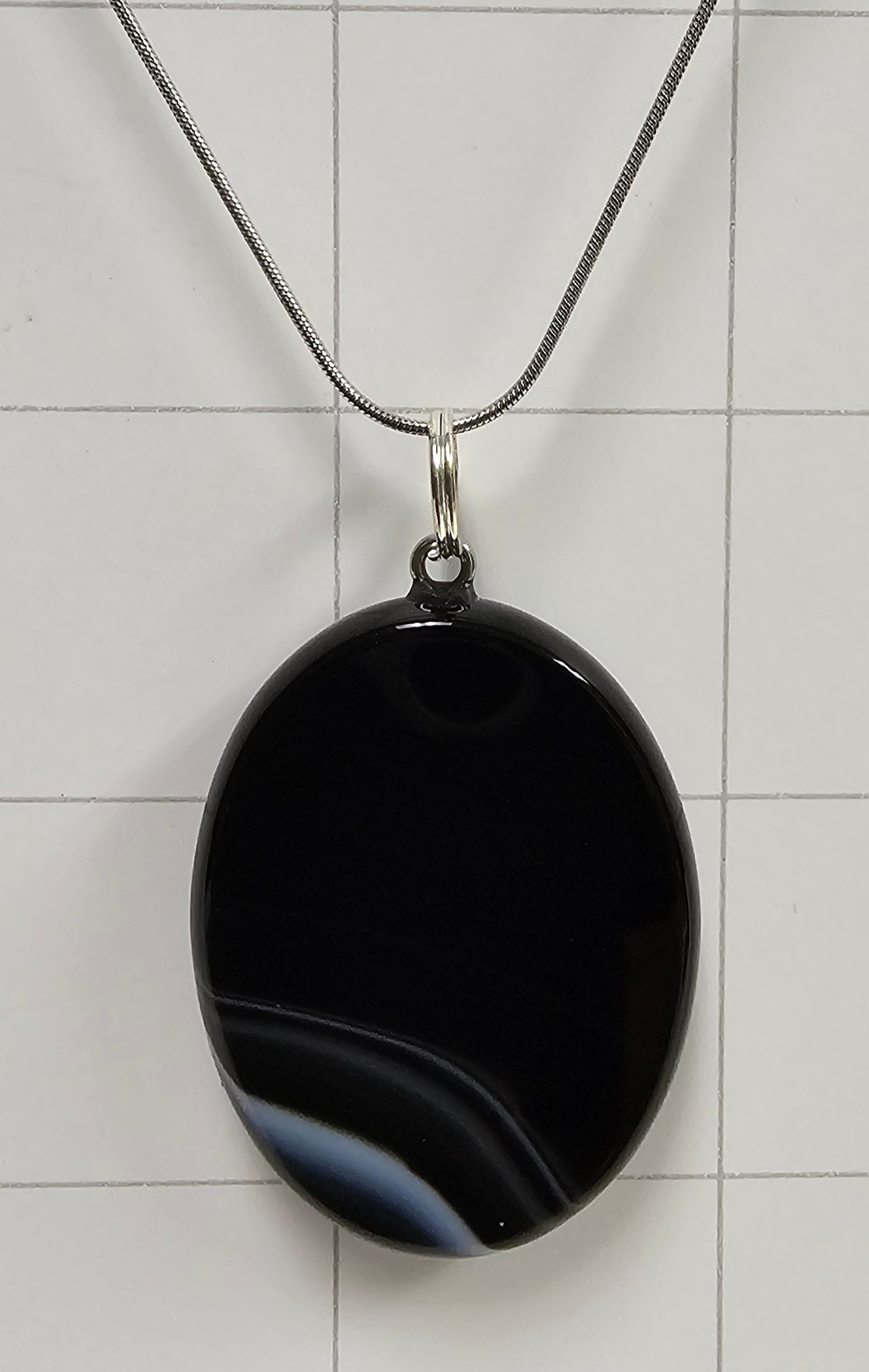 Tuxedo Agate Necklace