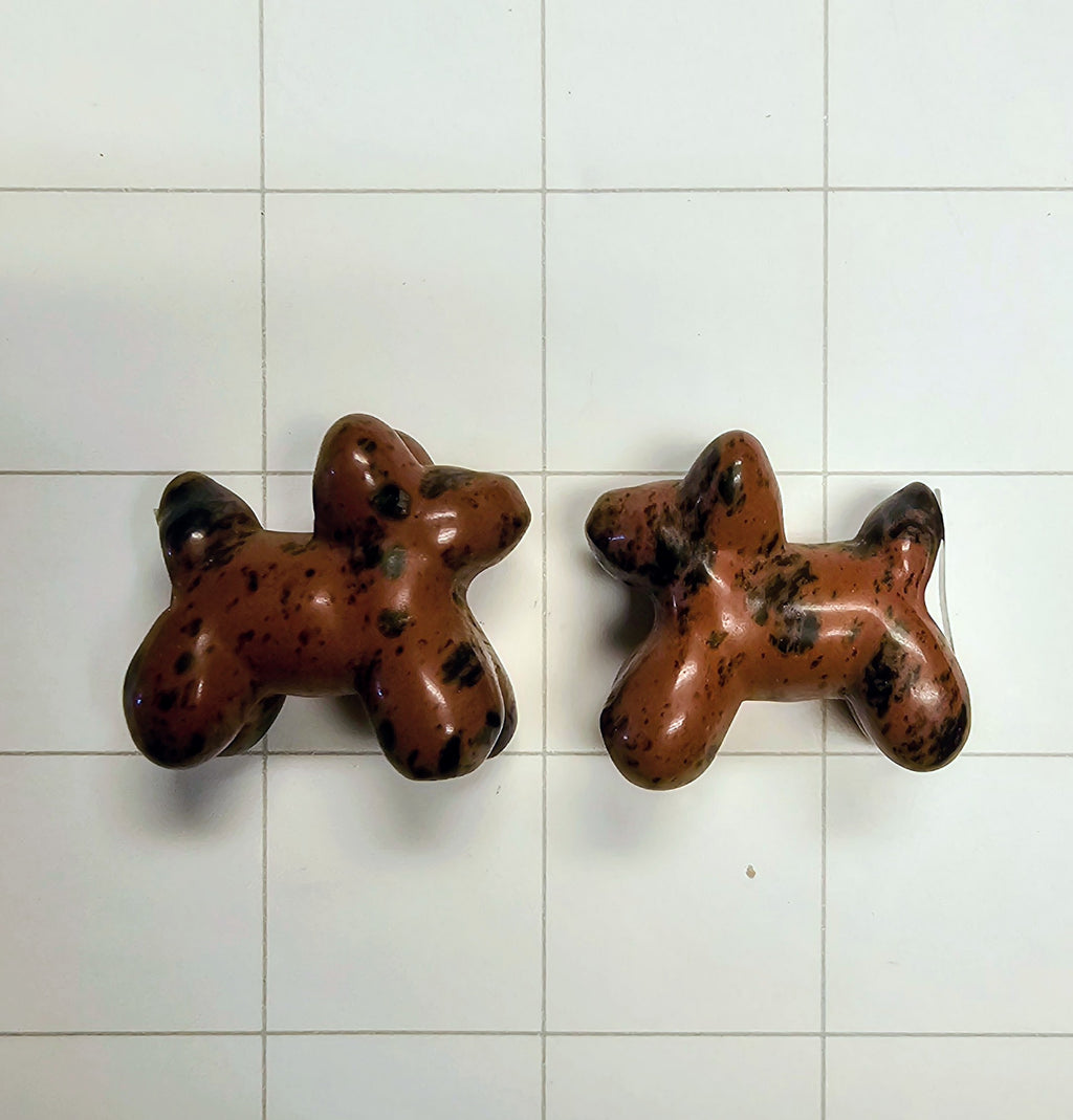 Mahogany Obsidian dogs