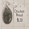 African Chicken Blood Pendant
