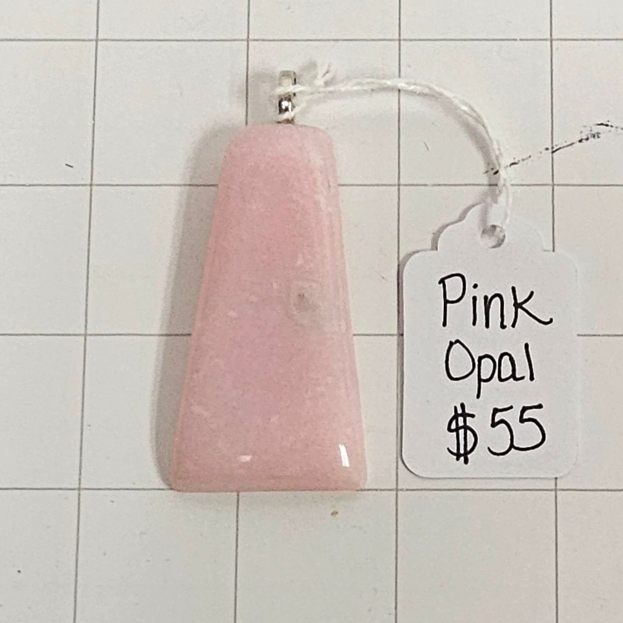 Peruvian Pink Opal pendant