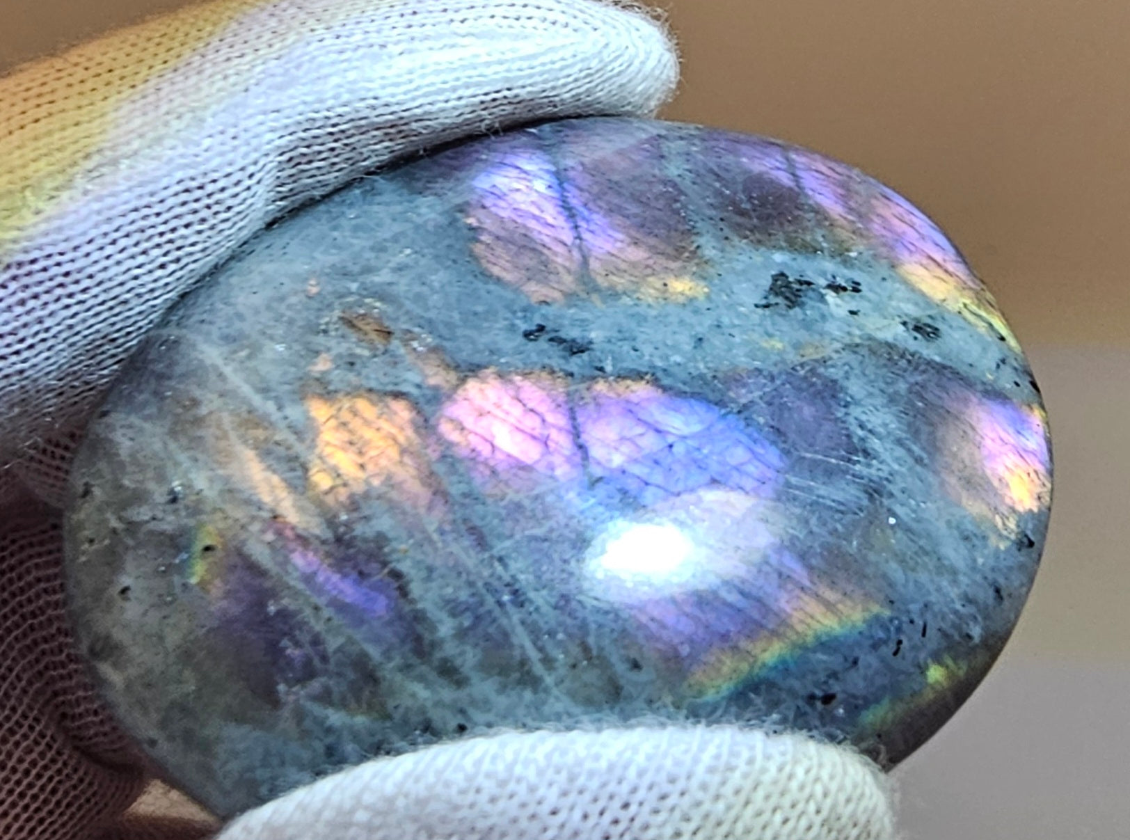 Labradorite Palm Stone