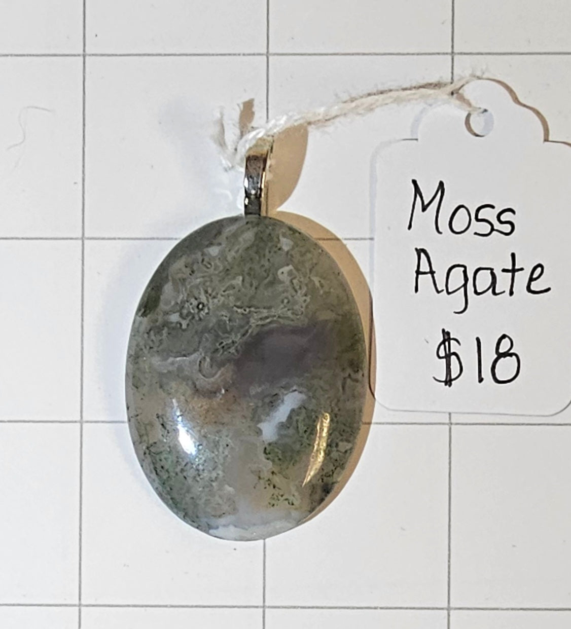 Moss Agate Pendant