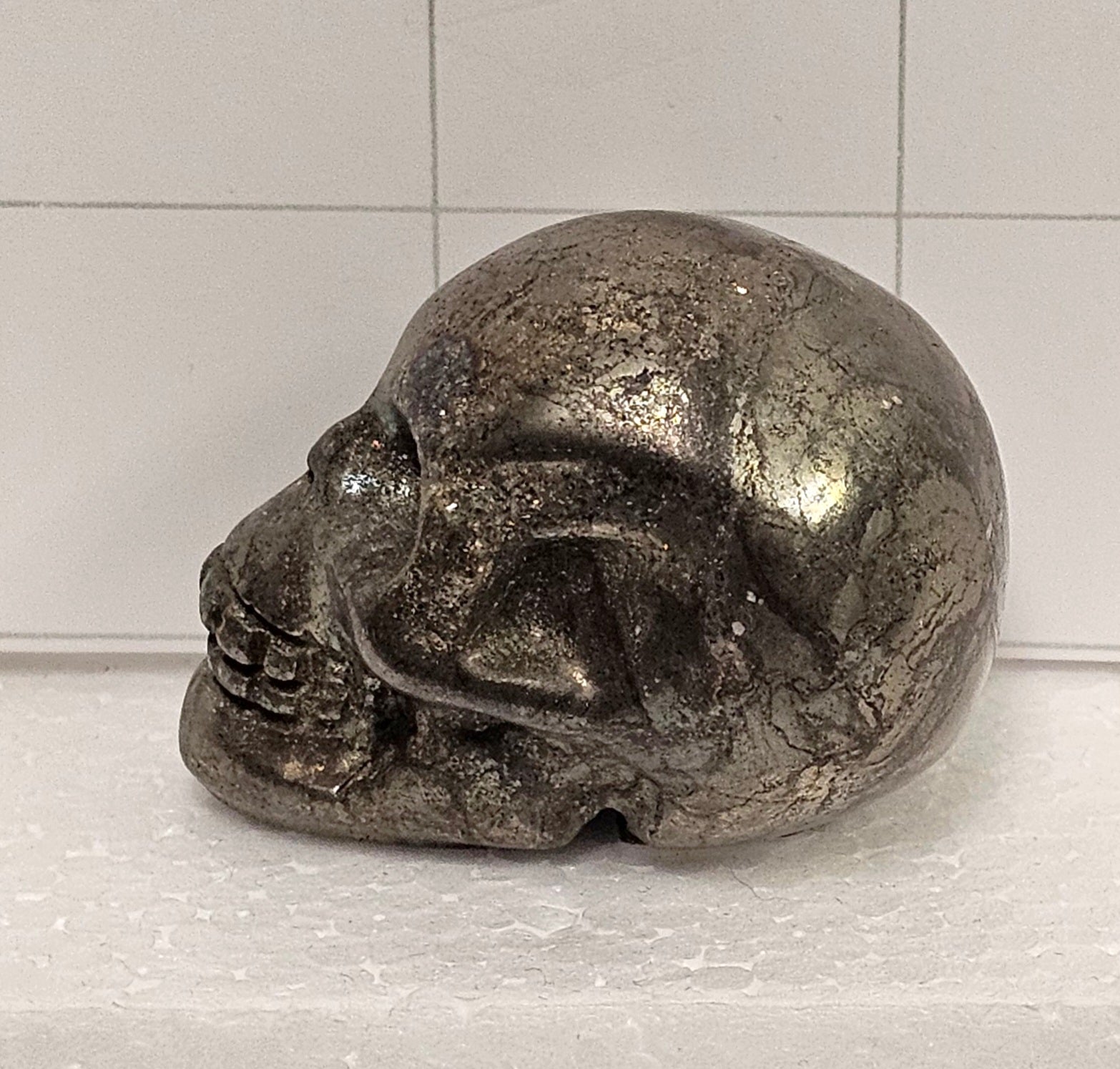 Pyrite Skull