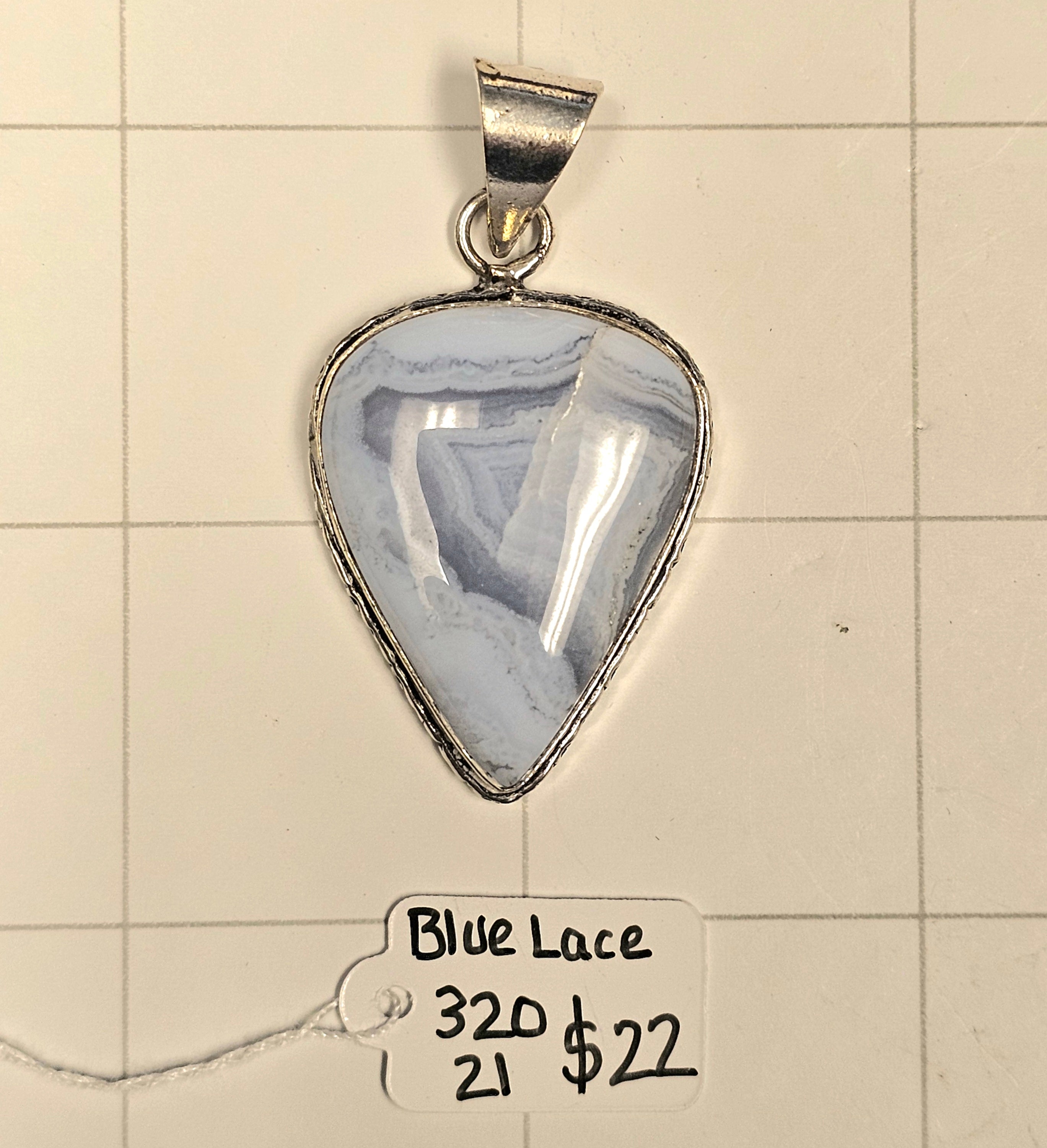 Blue Lace Agate Necklace