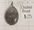 African Chicken Blood Pendant