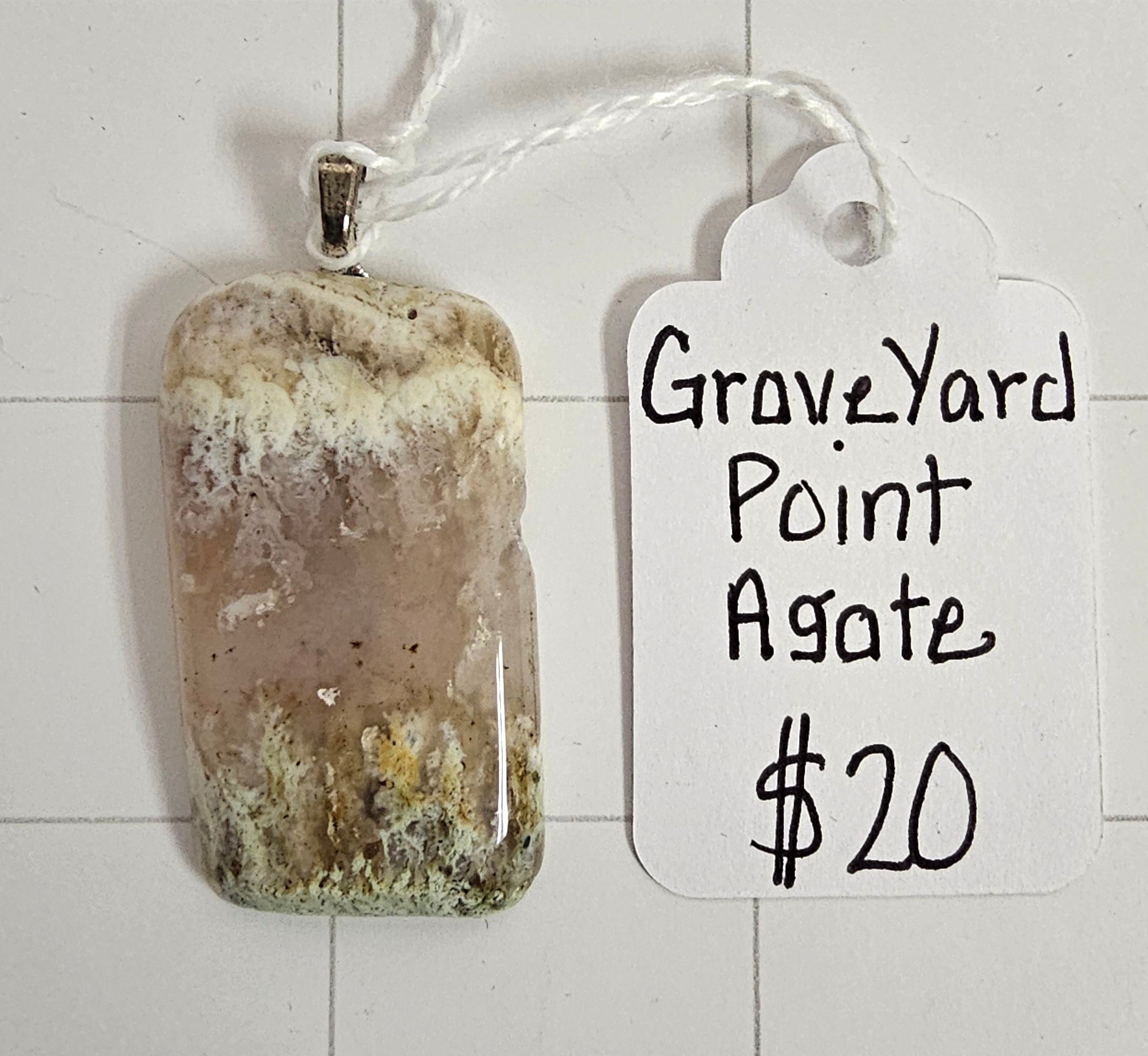 Graveyard Point Agate Pendant
